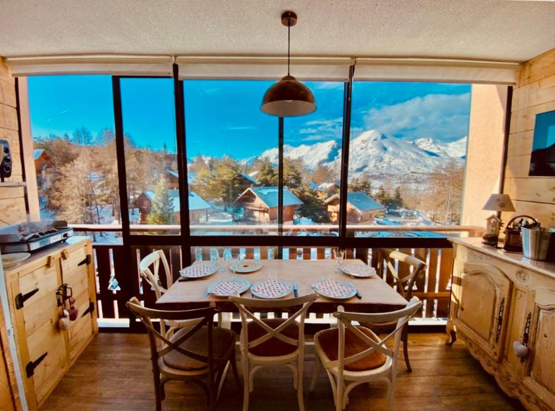 La Joue Du Loup, Aux Pieds Des Pistes Et Vue Sur Montagnes Apartment Exterior photo